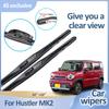 Auto-Scheibenwischerblätter für Suzuki Hustler Mazda Flair MR52S MR92S MK2     2024 Windschutzscheiben-Frontwischer Autozubehör