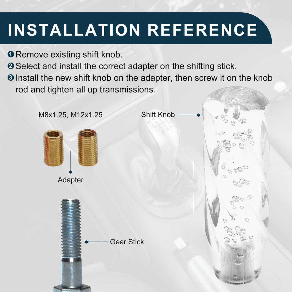 TUCKBOLD Car Shift Knob 15cm Durable | Universal Front Shift Lever Knob for Automatic