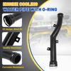 Upgraded Aluminum Engine Cooling Water Pipe Compatible With Mini Cooper R55 R56 R57 R58 R59 R60 R61, Thermostat To Water Pump Hose Replace