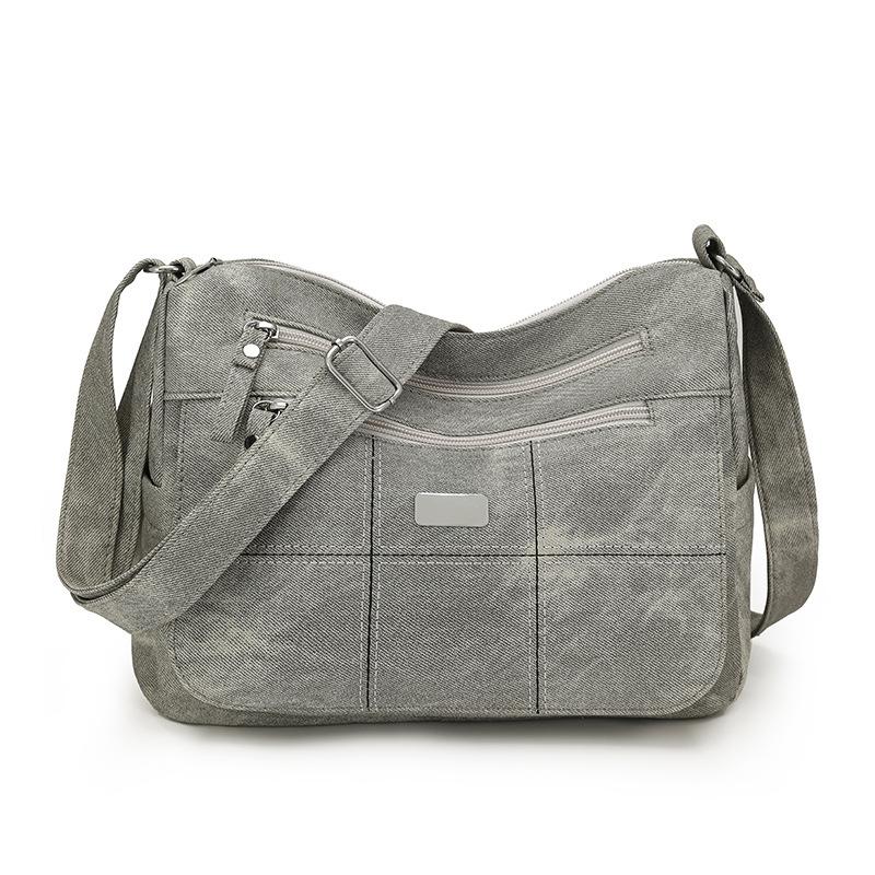 Mittelalterliche Muttertasche Damen Große Kapazität Schultertasche PU Umhängetasche