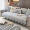 Four Seasons Universal Sofa Upholstery Chenille Sofa Cushion Embroidered Cover Fabric Modern Simple Non-slip Sofa Cushion