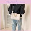 Fashionable 2024 Spring Pu Small Square Bag For Women Trendy Street Style