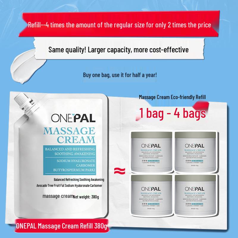 ONEPAL Carbomer Neck & Fascia Massage Cream for Beauty Salons Standard Size