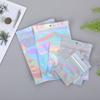 Iridescent Self-Sealing Zipper Bag for Jewelry, Cosmetics, and Electronics