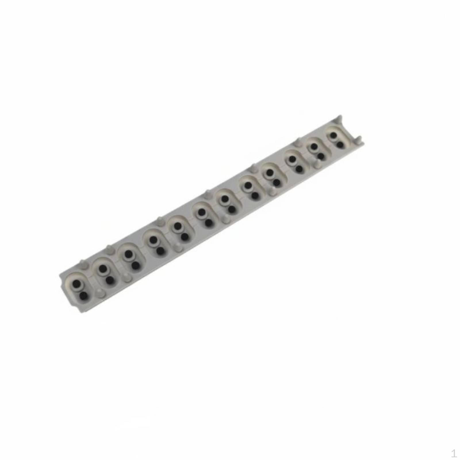 5 Pieces Electronic Piano Key Interface Sensitive Conduction Conductive Rubber Strip High Resilience