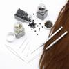 Hair Extension Tools Set for Silicone Beads Microlink Gold/Silver Metal Hair Loop & Crochet Hooks Needle Kit