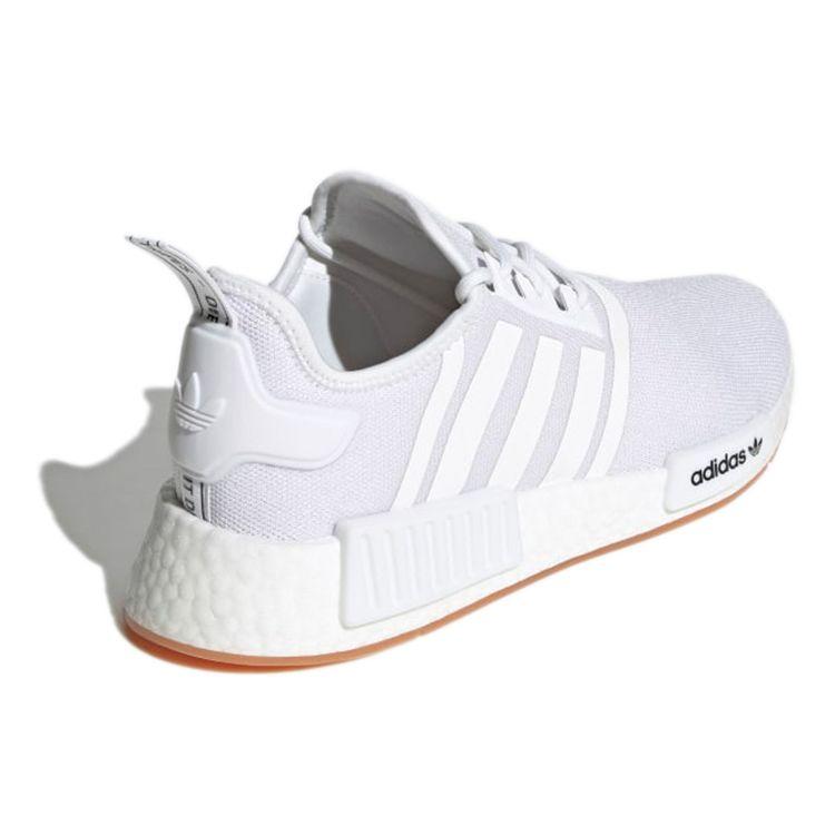 Adidas NMD_R1 Primeblue Hvit Gummi Unisex Sneakers Skyhvit GZ9260