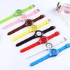 Candy Color Women Watch Round Dial Silicone Strap Quartz Movement Ladies Girls Casual Wristwatch Fashion Jewelry Birthday Gift