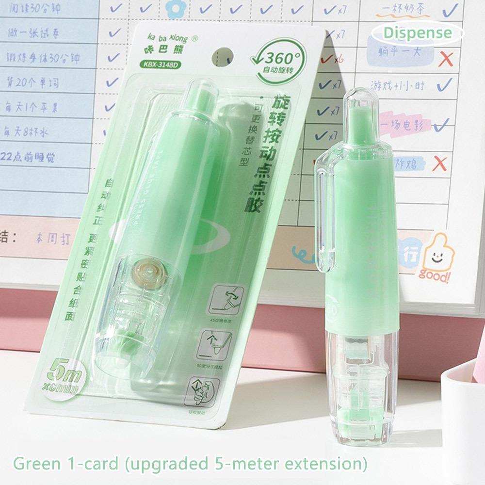 DIY Scrapbooking Glue Tape Press Type Rolling Glue Tape Glue Tape Pen  Student Stationery