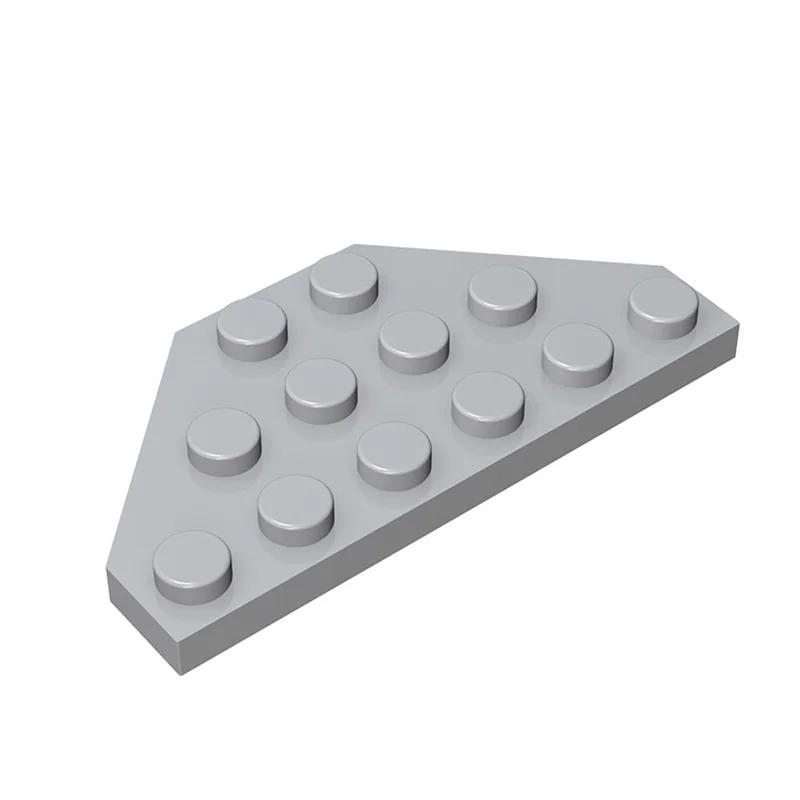 MOC 10PCS 2419 3x6 Wedge Plate Building Blocks 3x6 Cut Corners Bricks Fascinating  Toys  Adults Boys Special Day Birthday Gifts
