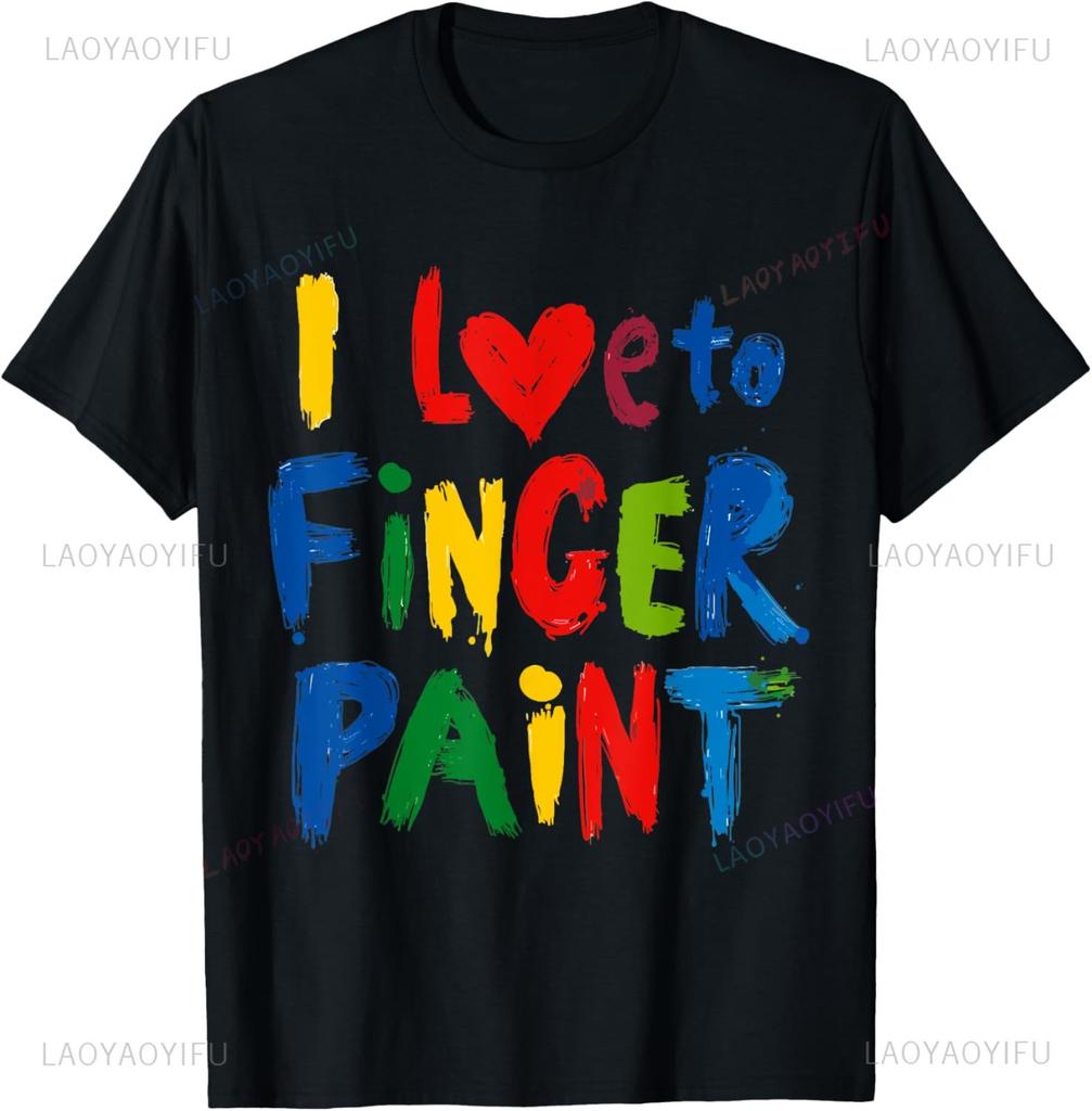 I Heart Love To Finger Paint Im Paint Cute Couple Valentines Day Unisex and Womens Gender Tshirt
