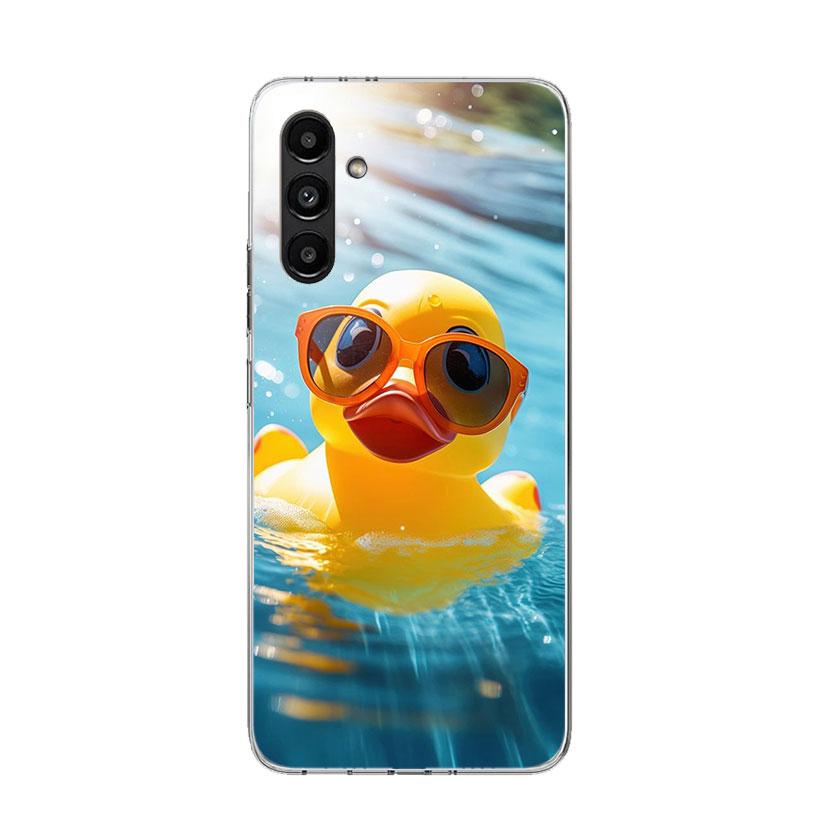 Rubber Ducks Swimming Pool Phone Case For Samsung Galaxy A17 A16 A14 A15 A13 A57 A56 A54 A55 A53 A37 A36 A34 A35 A33 A26 A24 A25