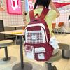 School Bag for High-value Dopamine Cute Girls' Backpack, Campus Middle and High School Students, Large-capacity Casual Backpack