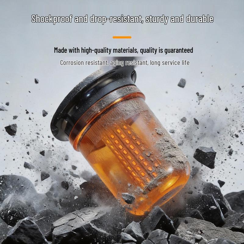 12V/24V Magnetic LED Rotating Strobe Light for Cars, Forklifts, and Rescue Vehicles