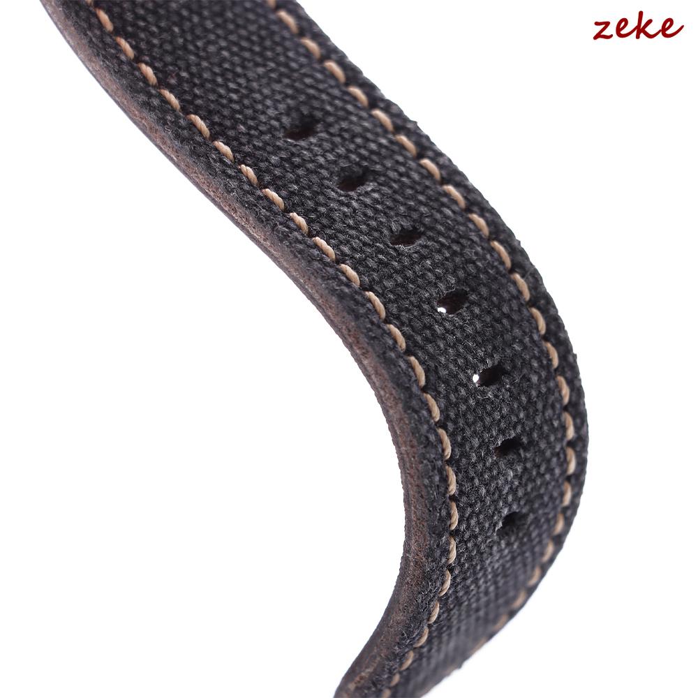20mm 22mm 24mm Wasserdichtes Segeltuch Uhrenarmband Nylon Lederband für Panerai Schnellwechsel Armband Sportarmband für Herren