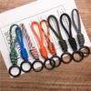 Paracord Geflochten Gewebt Schlüsselanhänger Anti-Verlust Telefon Ring Seil Riemen Lanyard Telefon Anhänger Kamera Seil Handy Schlüsselbund
