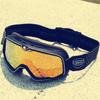Occhiali da Moto Stile Harley Vintage Antivento Lente Chiara per Casco Mezzo/Integrale Piloti Con Occhiali da Vista