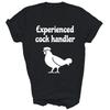 T-shirt unisexe cadeau pour enterrement de vie de jeune fille avec manieur de coqs expérimenté