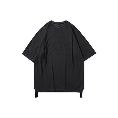 Li Ning X Jackie Chan Kollaboration Kung Fu Serie Einfarbiges Sport-Rundhals-Kurzarm-T-Shirt Herren Tops Schwarz AHSR267-2