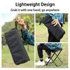 Portable Folding Camping Chair Reinforced Frame Stable Safe for Outdoor Fishing Camping Picnic Travel Hiking