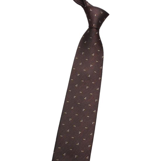 Men Tie Formal Striped Spotted Print Groom Wedding Tie Business Wear Clear Pattern Pointed Office Banquets Necktie