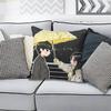 LLovely RRunner TV Anime Celebrity Merchandise AllMatch Printed Pillow Case Sofa Car Office Room Decoration Protector