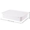 1/2 Pieces Air Tight Dough Proofing Box Sturdy Food Grade Proofing Container with Cover Food Storage Container Pastry Proofing