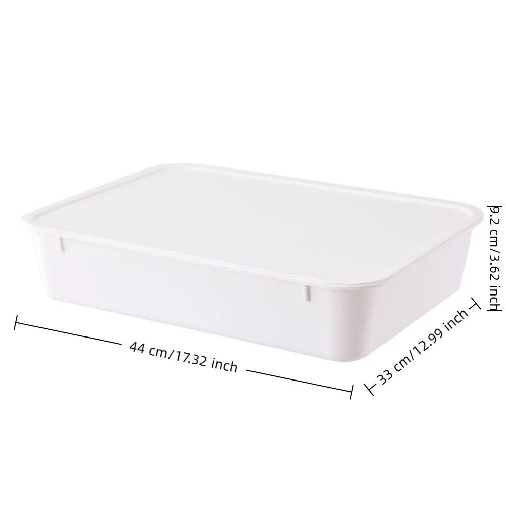 1/2 Pieces Air Tight Dough Proofing Box Sturdy Food Grade Proofing Container with Cover Food Storage Container Pastry Proofing