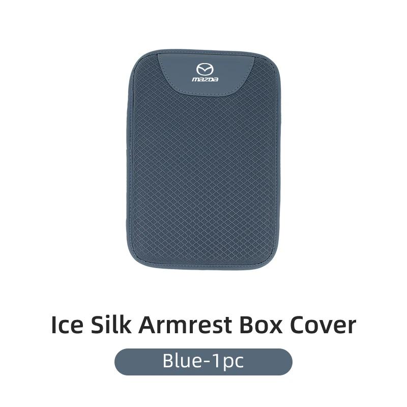 

2025 Горячая Накладка-Подушка на Подлокотник Автомобиля Ледяной Шелк Защитная Подушка на Подлокотник Центральной Консоли Для Mazda 6 3 CX5 5 2 323 CX7 Demio Atenza CX