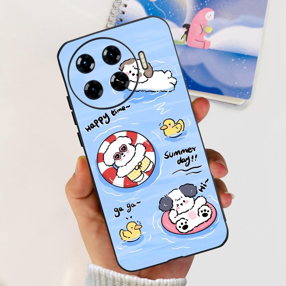 Soft Silicone Back Cover For Tecno Spark 20 20c 20 Pro Pro+ Plus Case Shockproof Etui Cool Style Dragon Cartoon Pattern