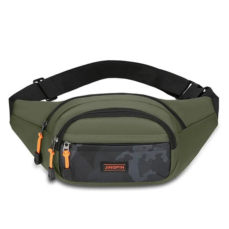 Men/Women Waist Bag Multifunctional Large Capacity Waist Bag Crossbody Bag Fashion Trend Business Bag Wearable Outdoor Sports Mobile Phone Bag