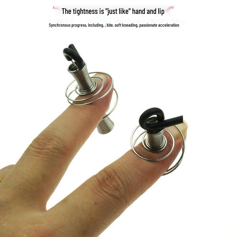 Electric Shock Nipple & Vaginal Clamps with Alligator Clips, Elastic Spring Massage, Clitoral & Labia Clips - SM Sex Toy for Masturbation & Orgasm.