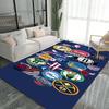 Nine Styles of High-definition Basketball Rugs, Suitable for Living Room, Bedroom Home Decoration, and Children's Gifts.