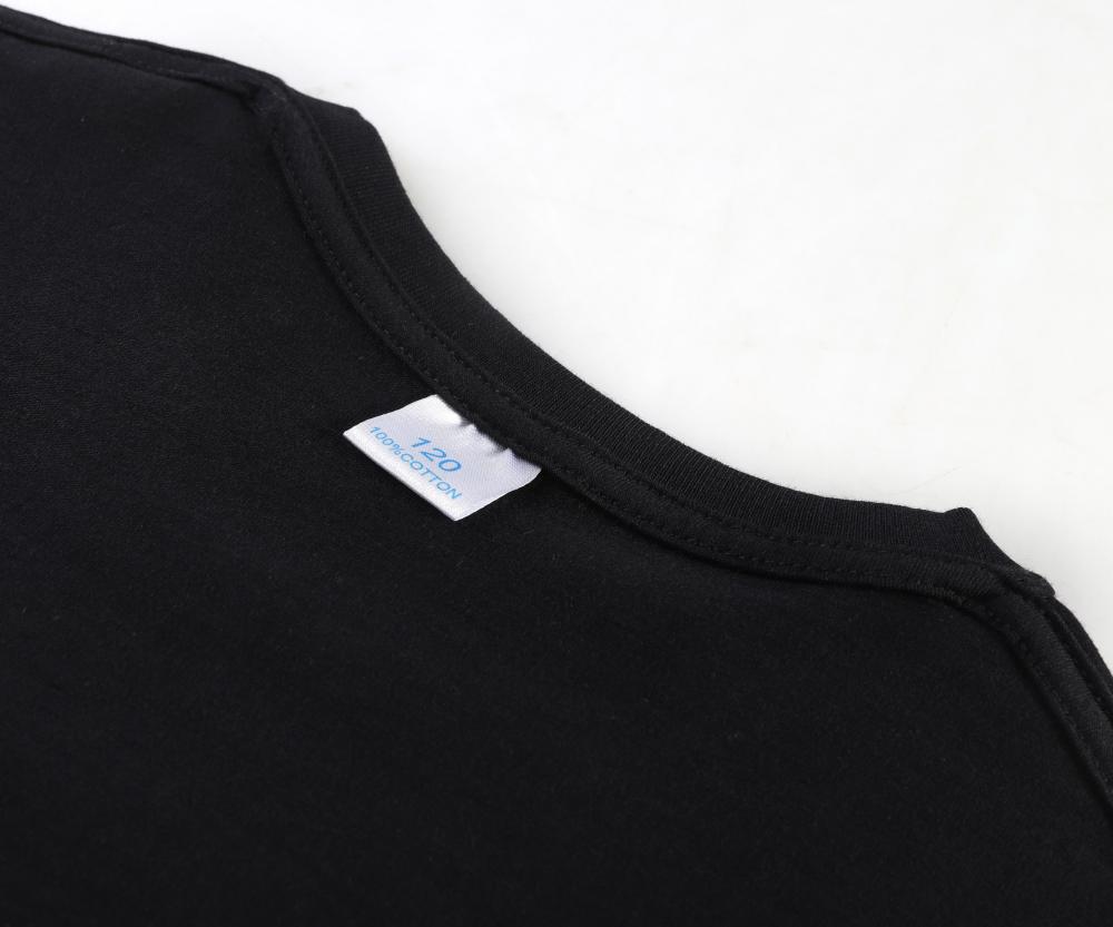 In Stock: 200G Pure Cotton Children's Short Sleeve Round Neck T-shirt - Customizable Class or Parent-Child Uniform