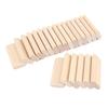 50Pcs Wooden Domino Tenon Set 8x22x50mm Multifunctional Dowel Block for Joinery Systems Woodworking Furniture Splicing