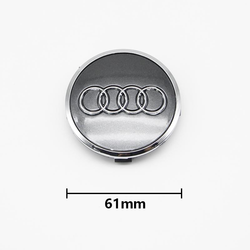 4Pcs 61mm Car Wheel Center Caps Logo For s7 Sline A6 A4 A3 A7 A5 Q3 Q5L Q7 Q2 S4 S5 S6 S7 Emblem Rim Cover Hub Cap Accessories7s