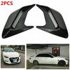2Pcs 3D Auto Seite Vent Luftstrom Kotflügel Aufkleber Auto Simulation Lufteinlass Dekorative Shark Gill Ansaughaube Auto decor