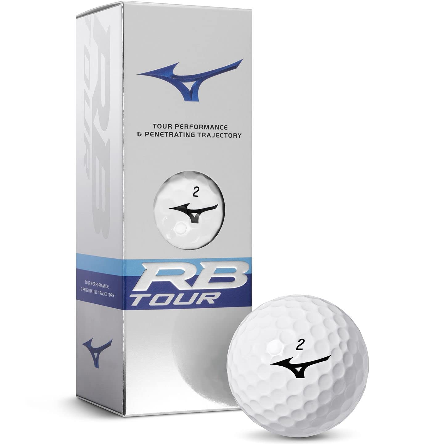 

Mizuno RB Tour White Гольф 1 рукав из 5 мячей 5NJBT832, 3,