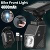 1000LM Bicycle Front Light Bright Bike Led Flashlight Type-C USB Rechargeable MTB Bike Lamp Remote Control for Cycling Headlight