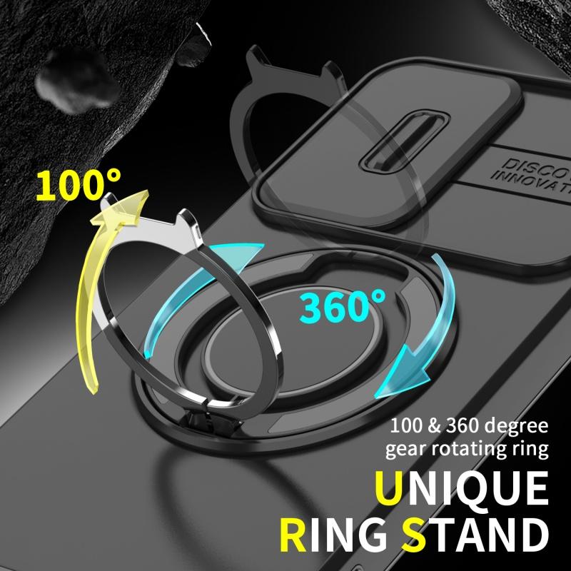 For Samsung Galaxy A55 A54 A35 A16 A15 A13 A06 A05 A05S Magnetic Finger Ring Holder Military Protective Case