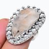 Natural Tube Agate Gemstone 925 Sterling Silver Jewelry Ring Size 8 o1J13