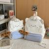 Schoolbag soft cute cat backpack female student schoolbag cute cartoon Japanese cute fun backpack versatile light travel bag