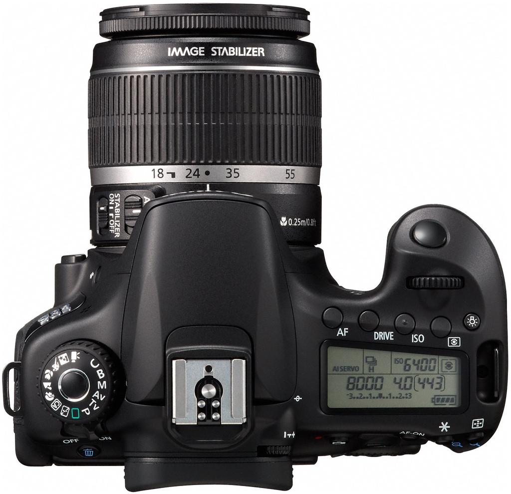 Canon EOS 60D Digital SLR Camera Lens Kit with IS Lens EF-S18-55mm F3.5-5.6 (EOS60D1855ISLK)