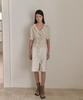 OURO Button Cargo Bermuda [ Cream ]
