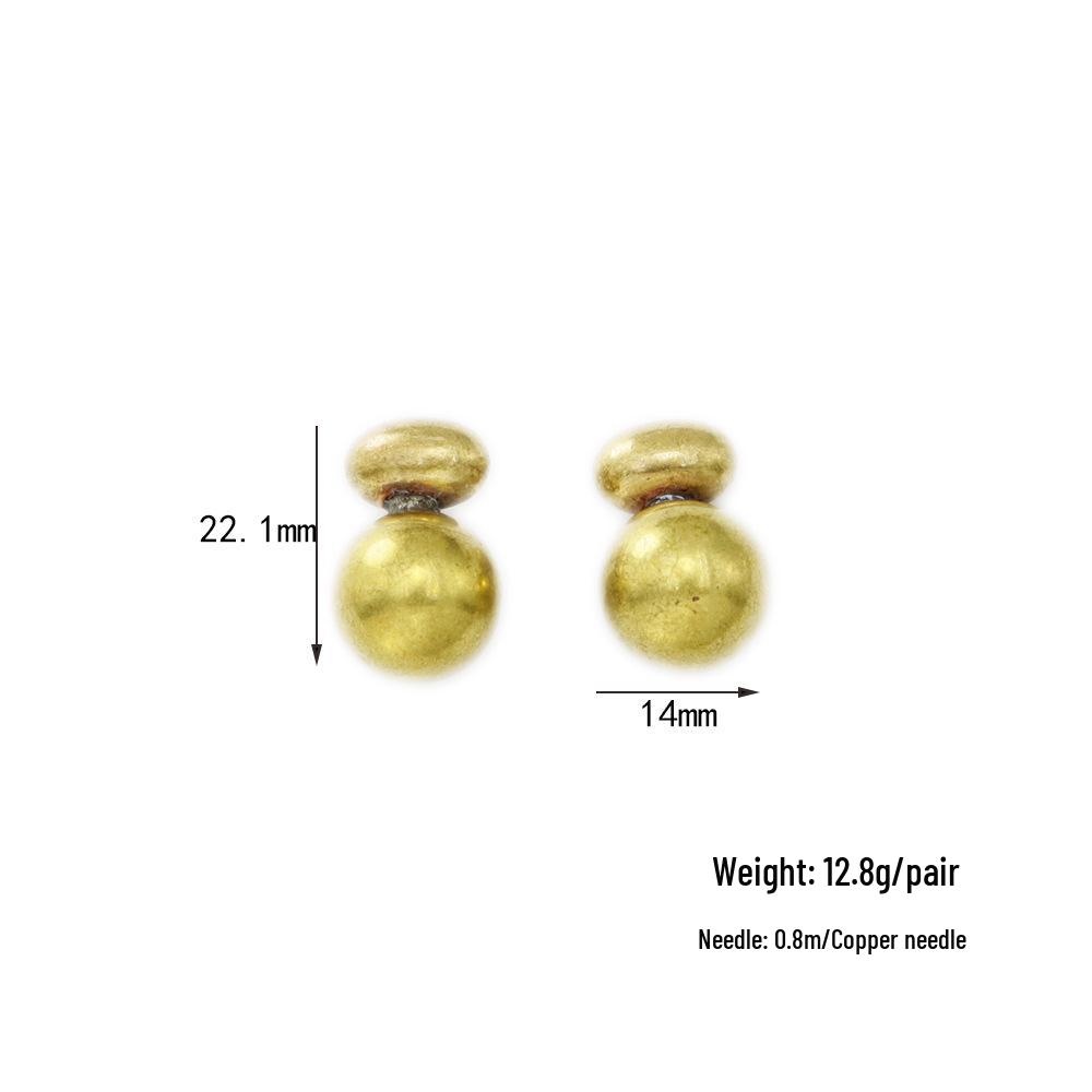 2026 Brass Star and Bow Bead Drop Earrings with Earring Backs for Women Brass Blank (Platable)
