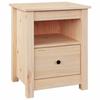 VidaXL Table de chevet 40x35x49 cm Bois de pin massif813709