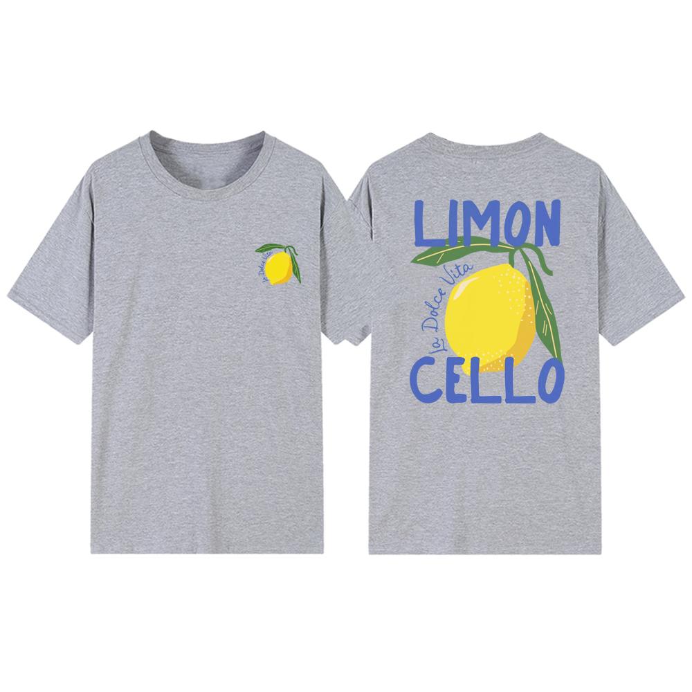 Italian T-shirt, Women's Short Sleeve Round Neck T-shirt, Retro Pattern T-shirt