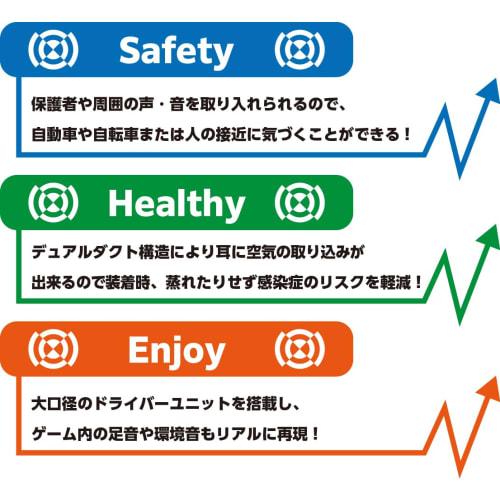 [Nintendo Licensed Product] Nintendo Switch Dual Duct Gaming Earphones Black