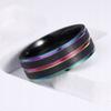 Wedding Ring Ring Rainbow Lgbt Steel 162