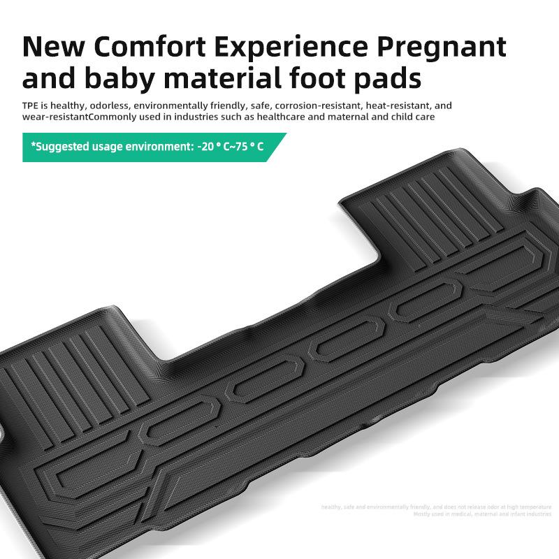 Eco-Friendly TPE Floor Mats for 2019-2026 Honda Passport – Includes Trunk Mats